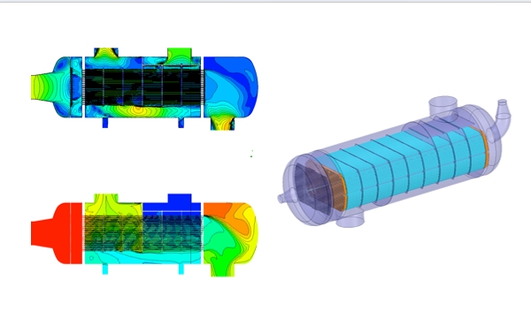 열교환기 유동해석 및 응축해석